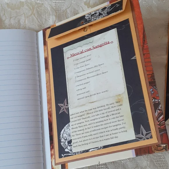 Day of the Dead Journal Handmade One of a Kind - Picture 7 of 9